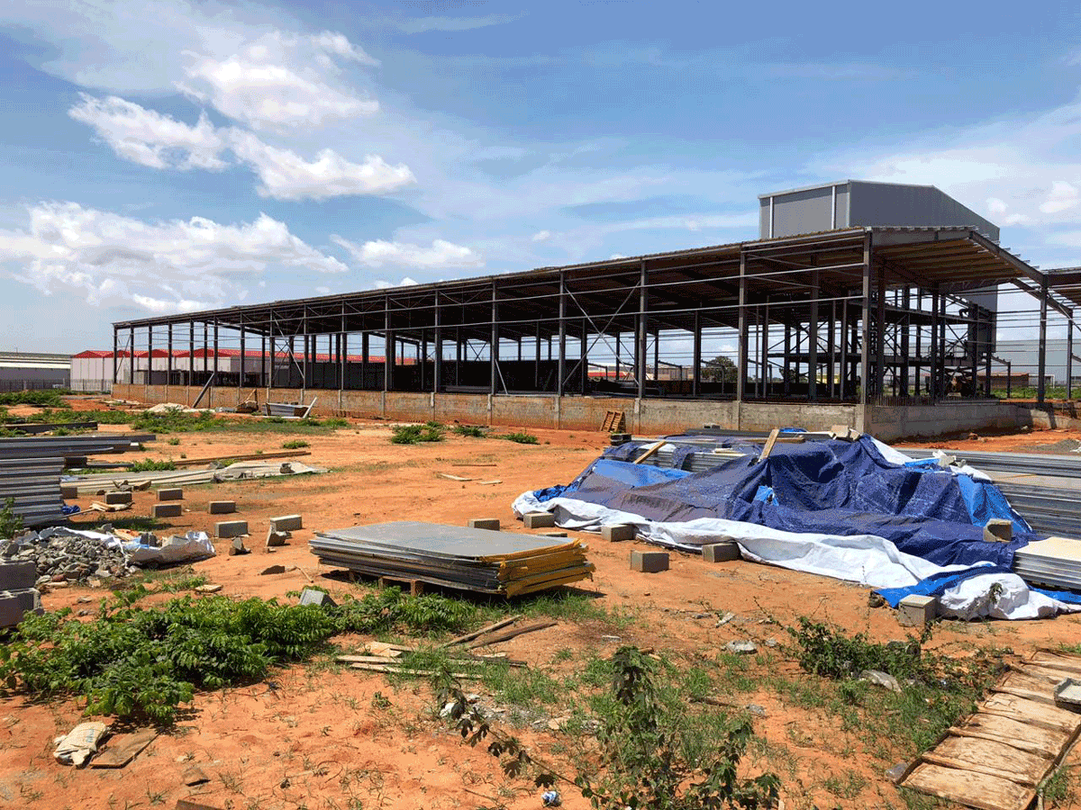 安哥拉钢结构肥皂厂
