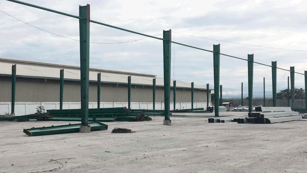  菲律宾的钢结构仓库
