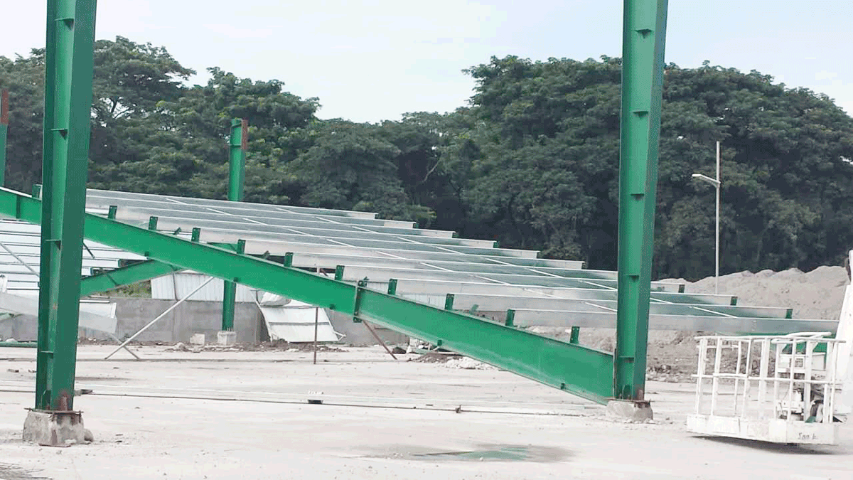  菲律宾的钢结构仓库