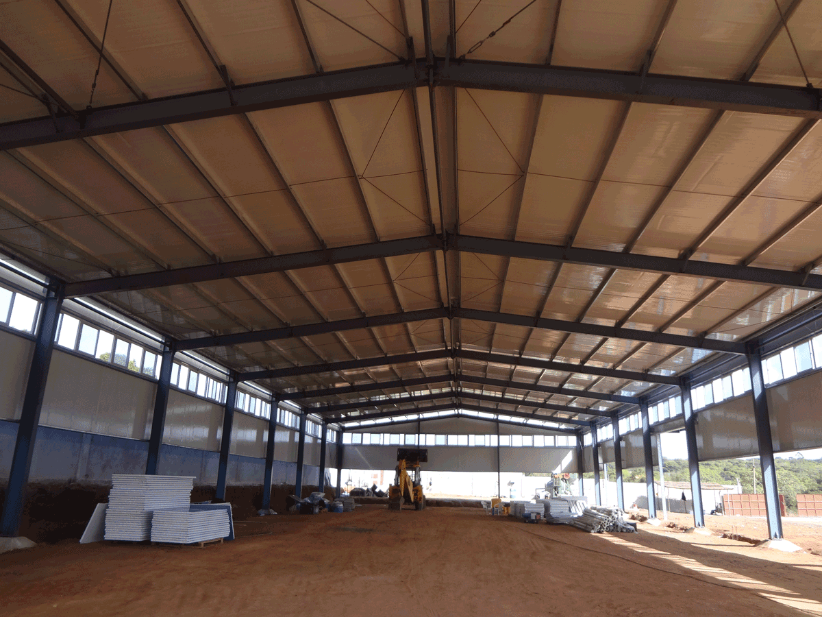 莫桑比克共和国的钢结构仓库