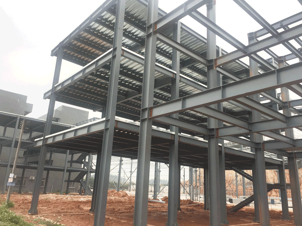 中国4层高的钢结构仓库