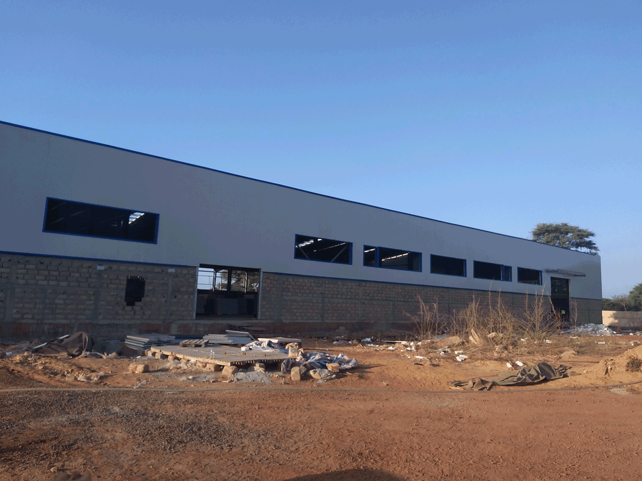 塞内加尔的钢结构仓库